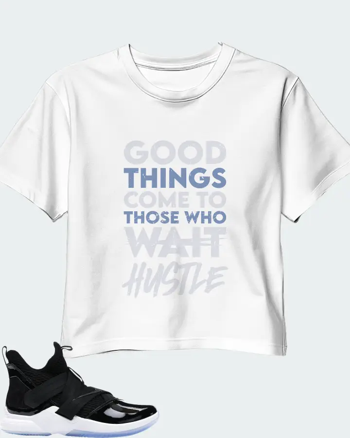 Nike LeBron Soldier 12 SFG Sneaker Matching White Crop Top - Good Things Come