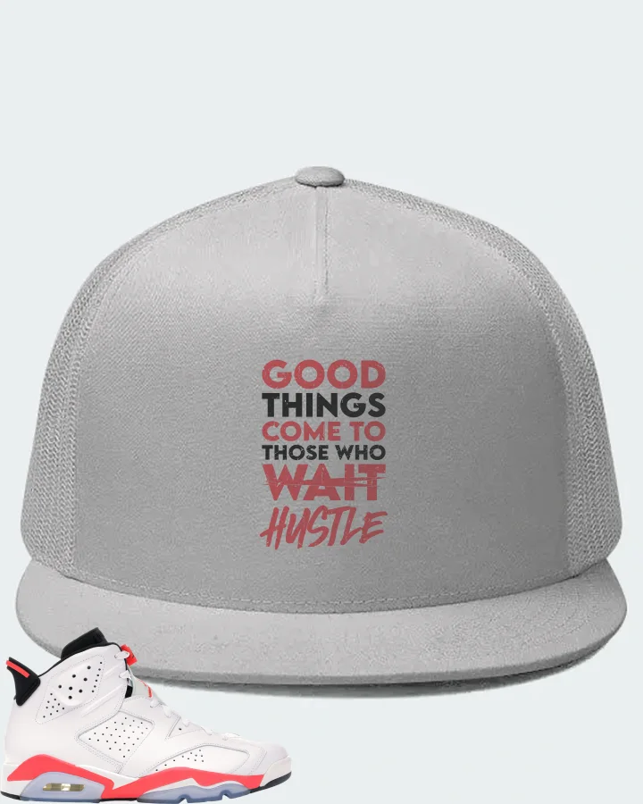 Jordan 6 Retro Sneaker Matching White Hat - Good Things Come