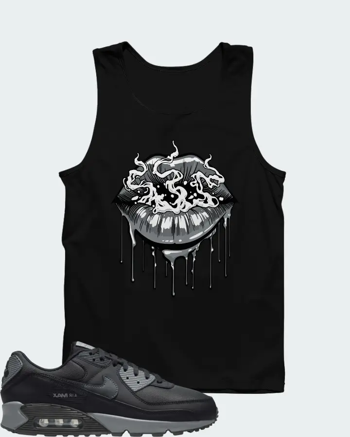 Nike Air Max 90 Black Cool Grey Matching Tank Top