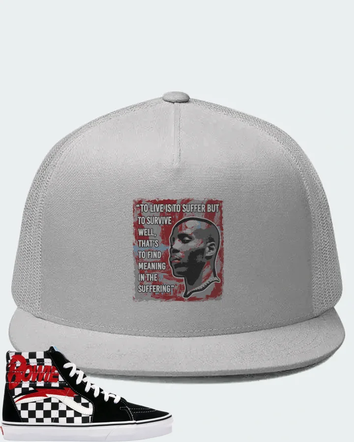 Vans Sk8-Hi Sneaker Matching White Hat - DMX Suffer Quote