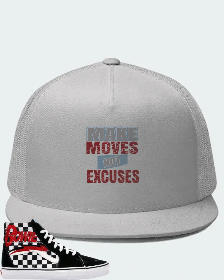 Vans Sk8-Hi Sneaker Matching White Hat - Make Moves Not Excuses