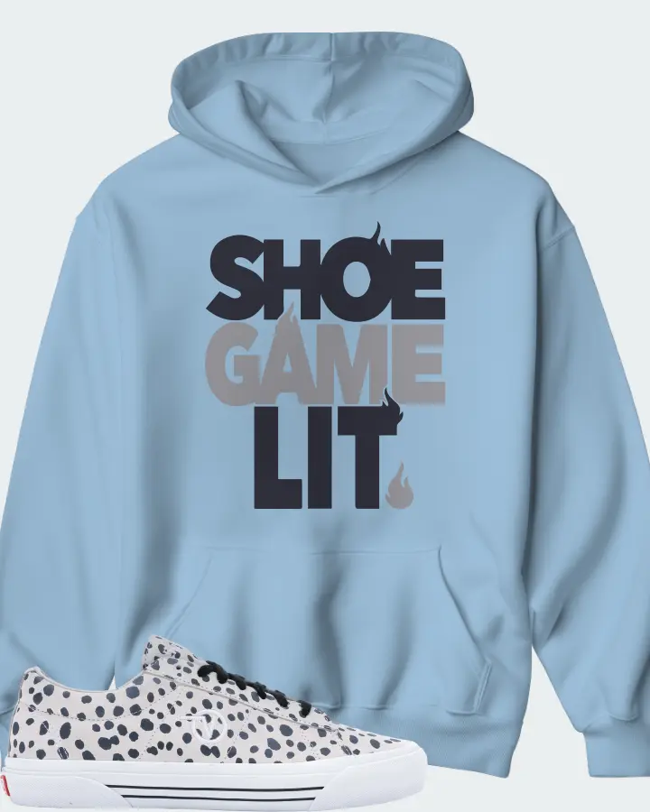 Vans Sid Pro Sneaker Matching Carolina Blue Hoodie - Shoe Game Lit Classic