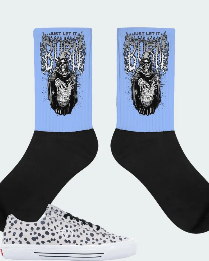 Socks in Carolina Blue