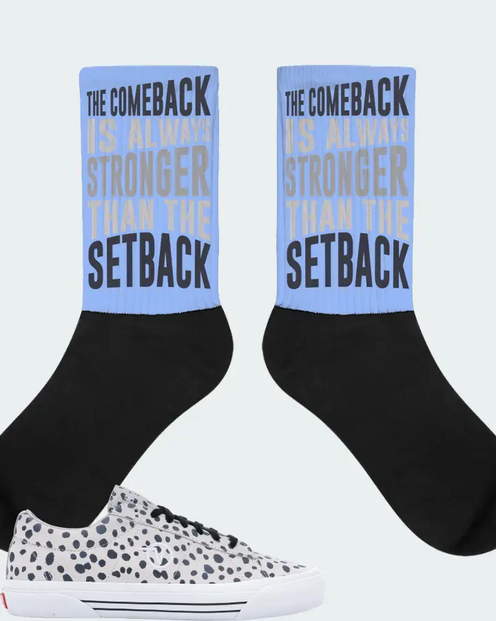 Socks in Carolina Blue