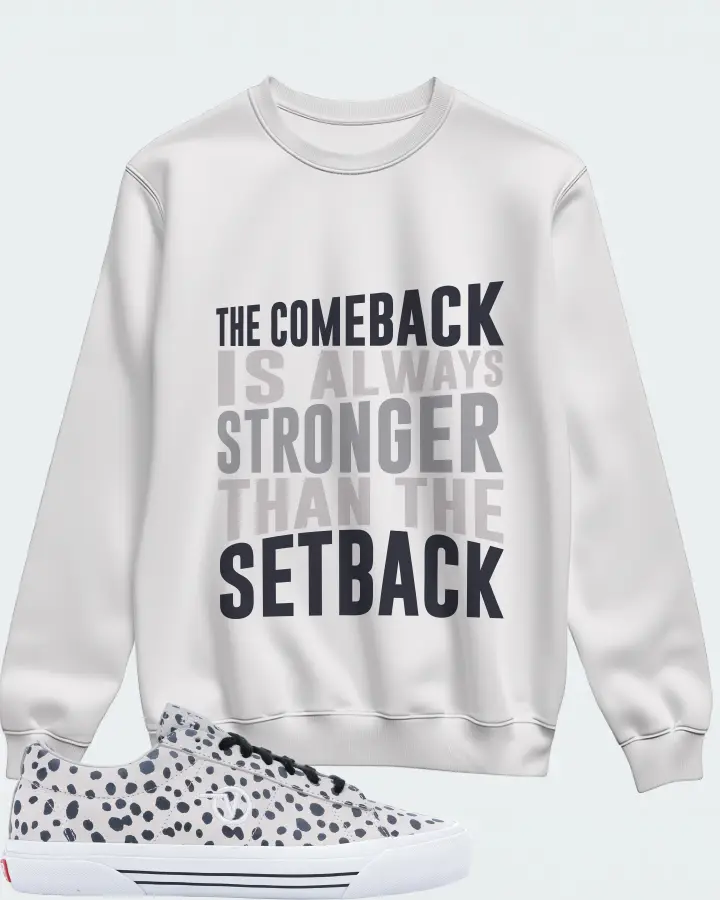 Sweatshirt in White