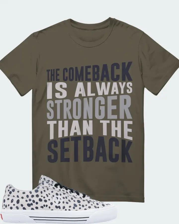 Vans Sid Pro Sneaker Matching Army Green Gildan T-Shirt - The Comeback
