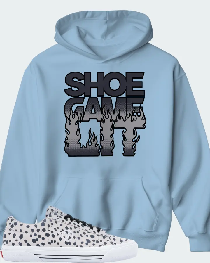 Vans Sid Pro Sneaker Matching Carolina Blue Hoodie - Shoe Game Lit Refreshed