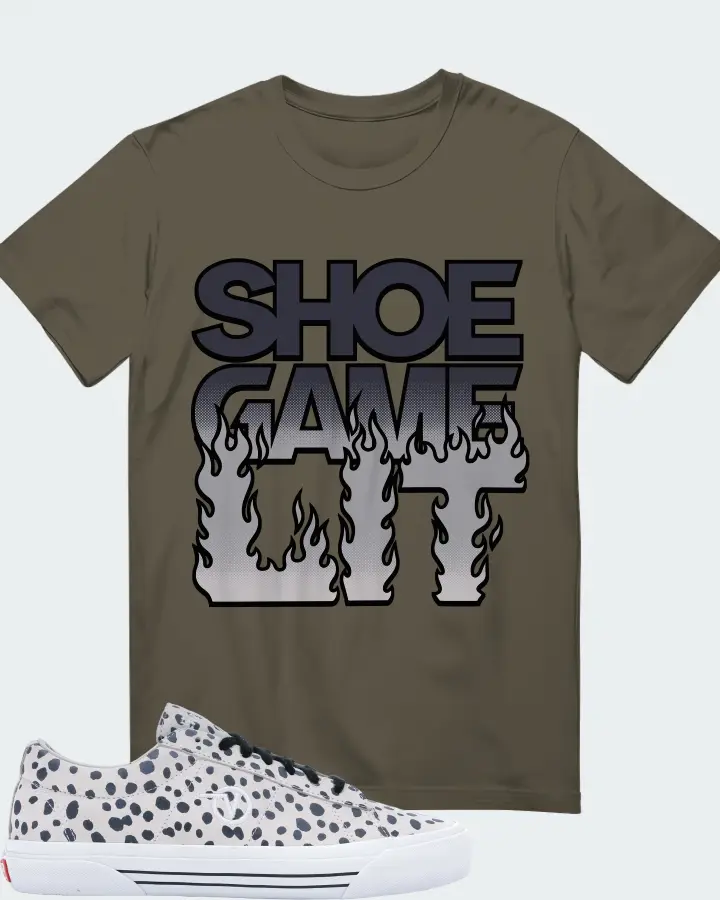 Vans Sid Pro Sneaker Matching Army Green Gildan T-Shirt - Shoe Game Lit Refreshed
