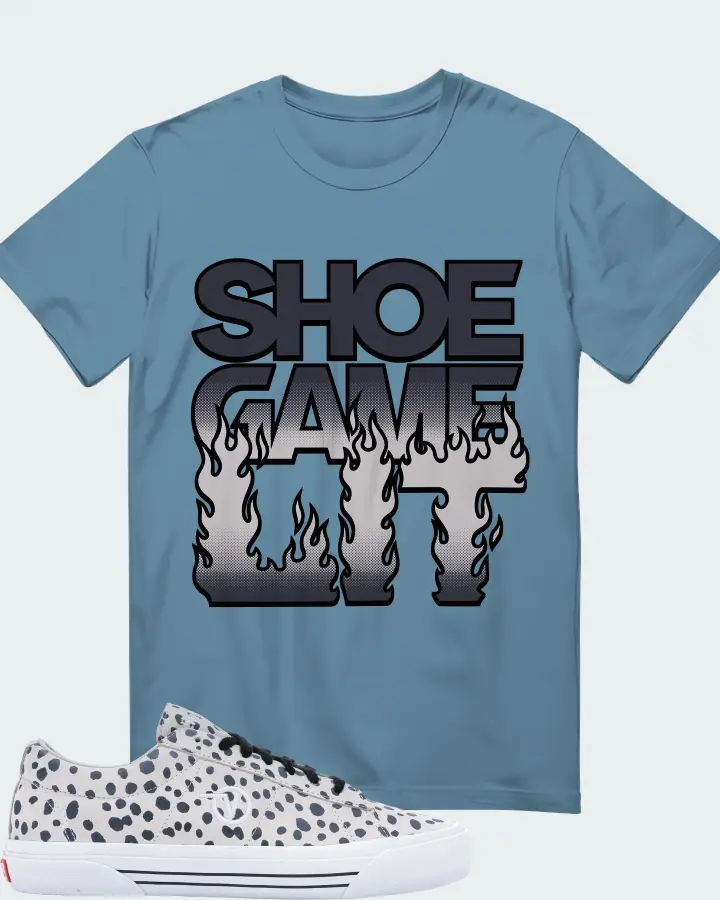 Vans Sid Pro Sneaker Matching Steel Blue T-Shirt - Shoe Game Lit Refreshed