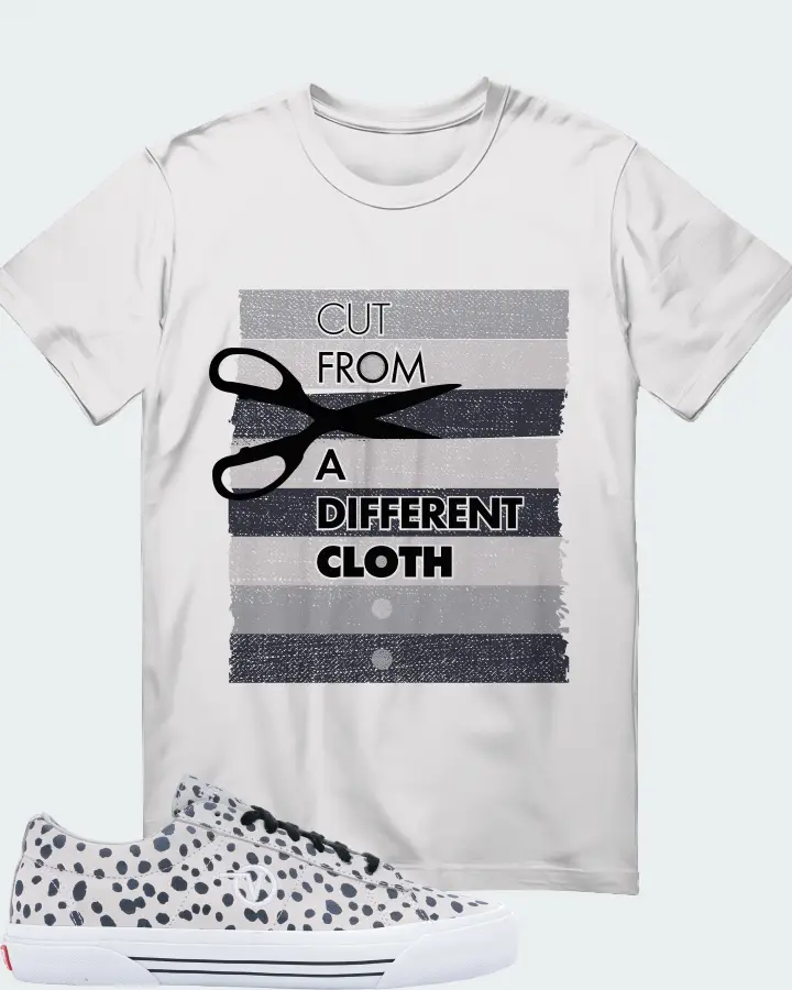 Vans Sid Pro Sneaker Matching White Kid's T-Shirt - Cut From a Different Cloth