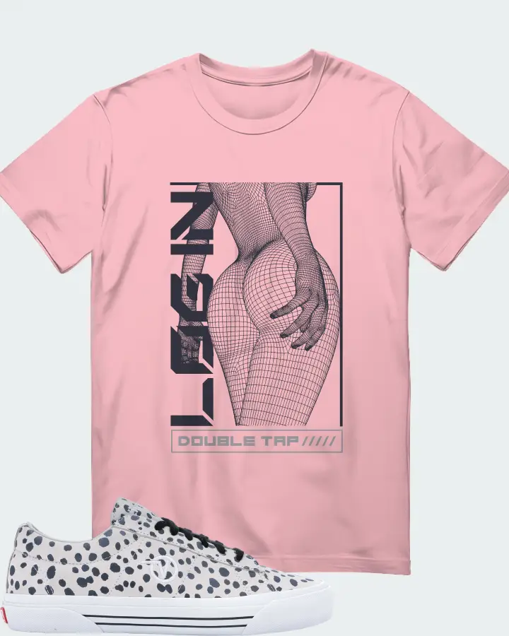 Vans Sid Pro Sneaker Matching Pink Kid's T-Shirt (LOGIN) - View 1