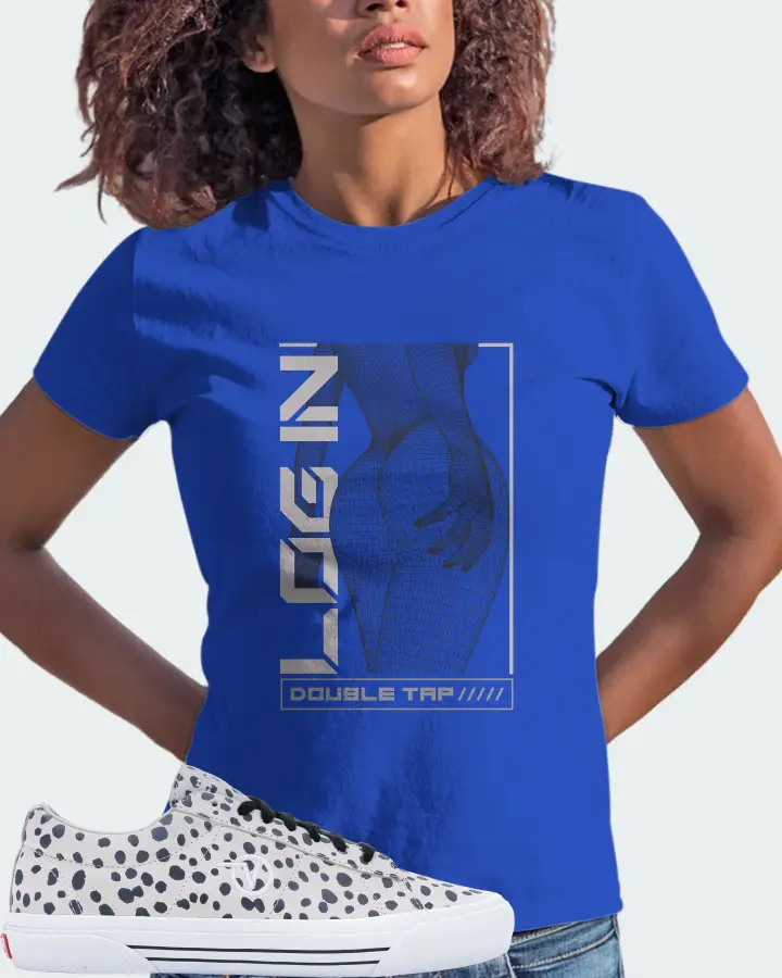Vans Sid Pro Sneaker Matching Royal Blue Gildan T-Shirt (LOGIN) - View 3