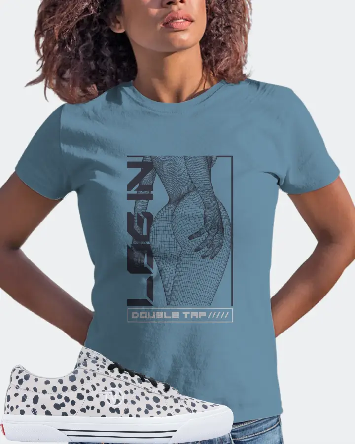 Vans Sid Pro Sneaker Matching Steel Blue T-Shirt (LOGIN) - View 3