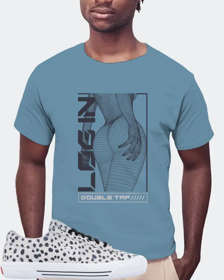 Vans Sid Pro Sneaker Matching Steel Blue T-Shirt (LOGIN) - View 4
