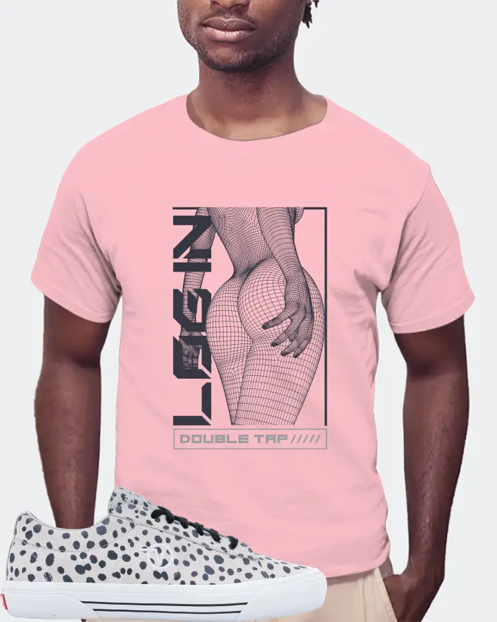 Vans Sid Pro Sneaker Matching Pink Kid's T-Shirt (LOGIN) - View 4