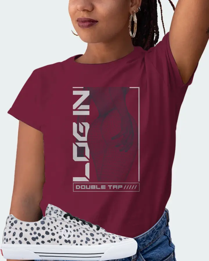 Vans Sid Pro Sneaker Matching Maroon Kid's T-Shirt (LOGIN) - View 5
