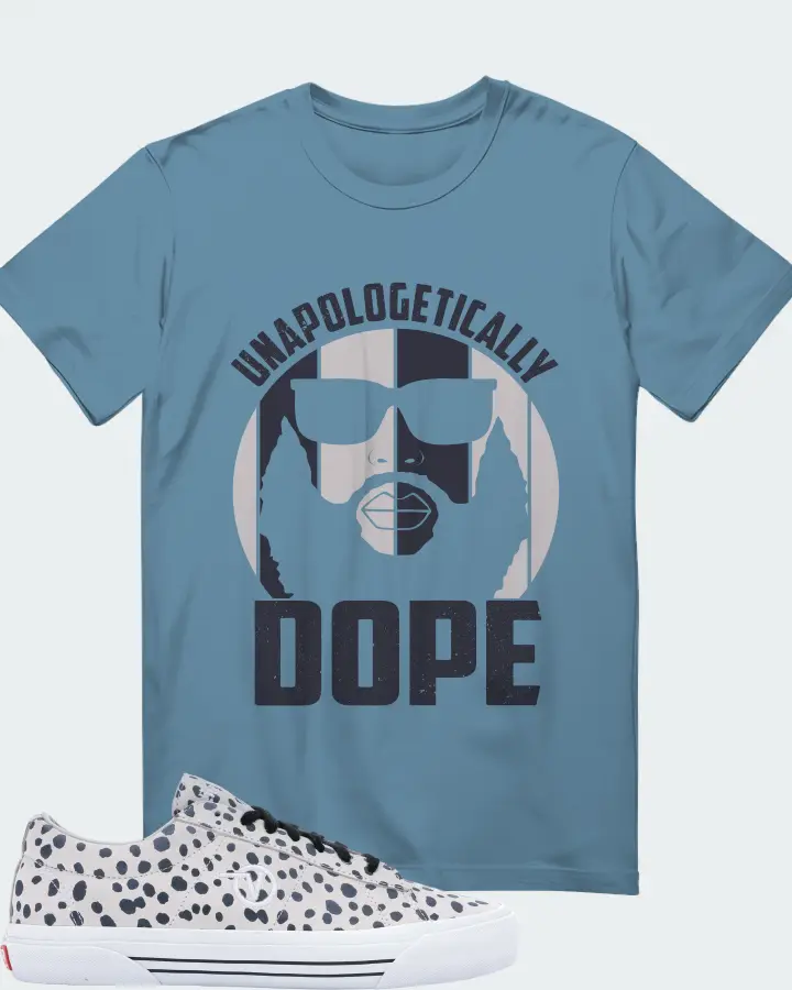 Vans Sid Pro Sneaker Matching Steel Blue T-Shirt - UNAPOLOGETICALLY DOPE Man