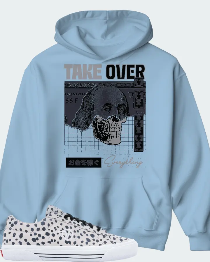 Vans Sid Pro Sneaker Matching Carolina Blue Hoodie - Take Over