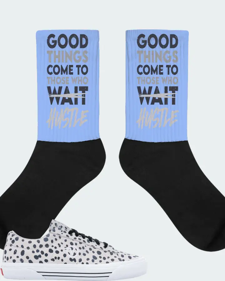 Socks in Carolina Blue