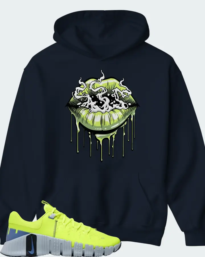 NIke Free Metcon 5 Volt Wolf Grey Matching Hoodie