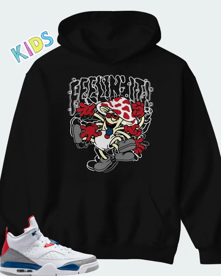 Air Jordan Sons of Mars Low True Blue Matching Kid's Hoodie