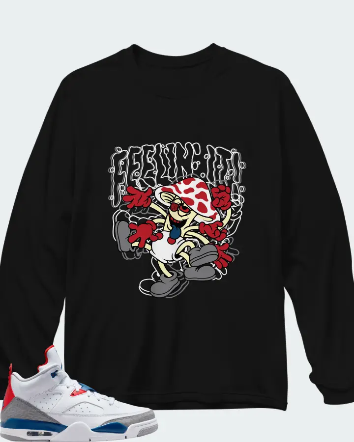 Air Jordan Sons of Mars Low True Blue Matching Long Sleeve T-Shirt