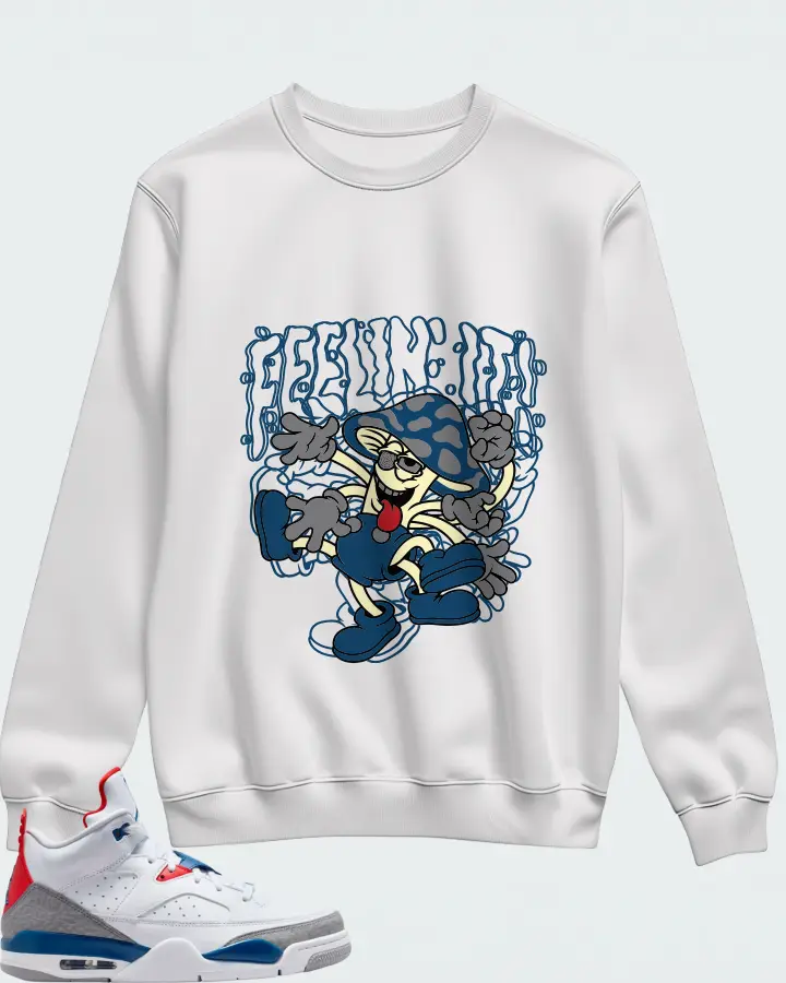 Air Jordan Sons of Mars Low True Blue Matching Sweatshirt