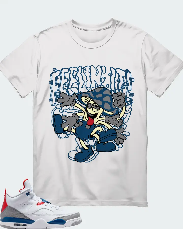 Air Jordan Sons of Mars Low True Blue Matching T-Shirt