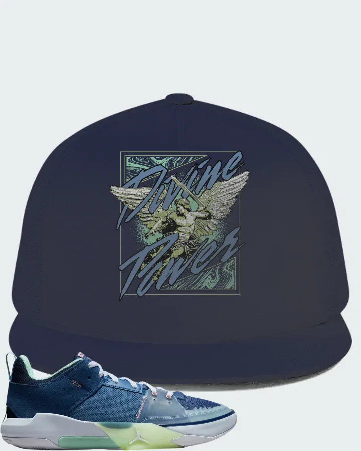 Air Jordan One Take 5 Stone Blue Matching Hat