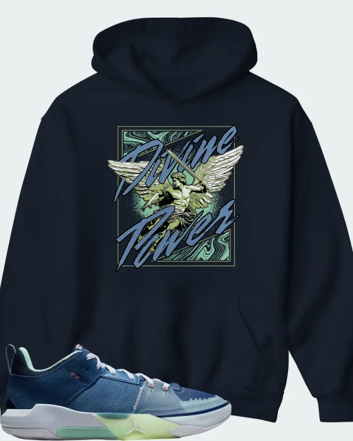 Air Jordan One Take 5 Stone Blue Matching Hoodie