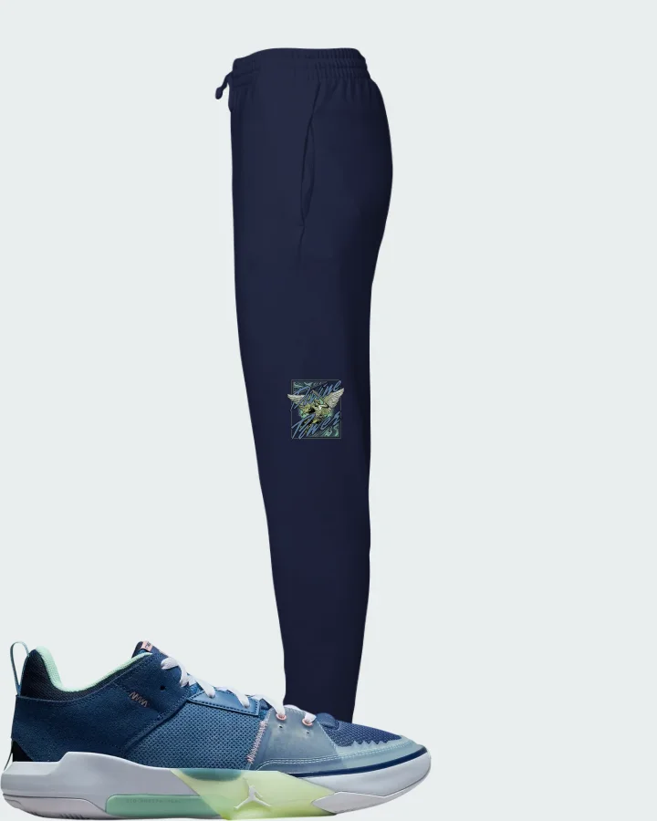 Air Jordan One Take 5 Stone Blue Matching Joggers