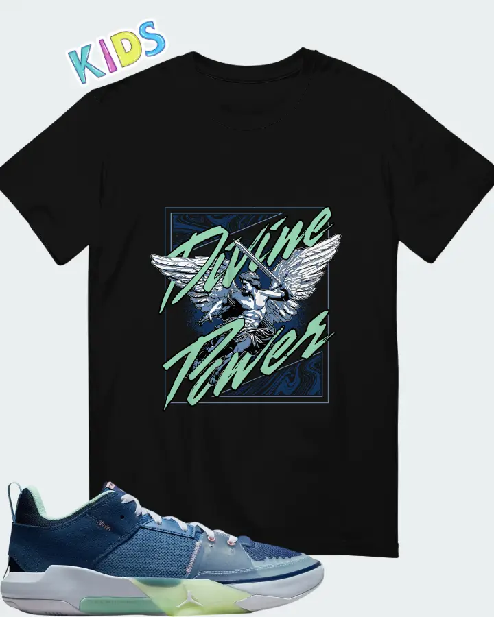 Air Jordan One Take 5 Stone Blue Matching Kid's T-Shirt