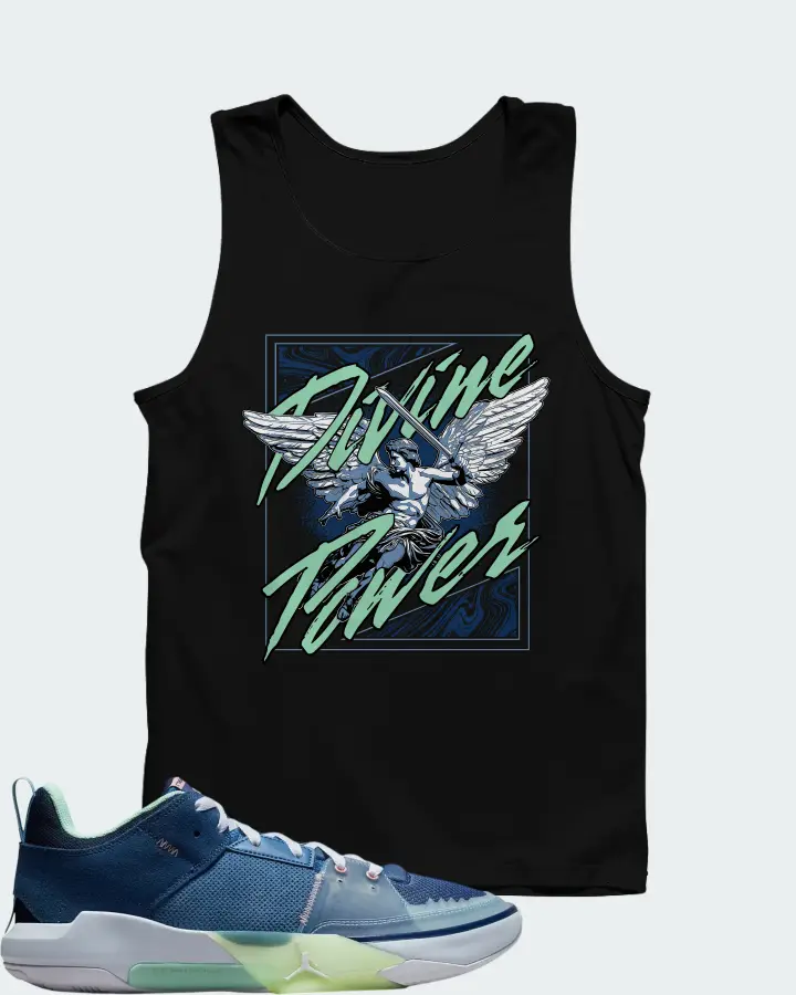 Air Jordan One Take 5 Stone Blue Matching Tank Top