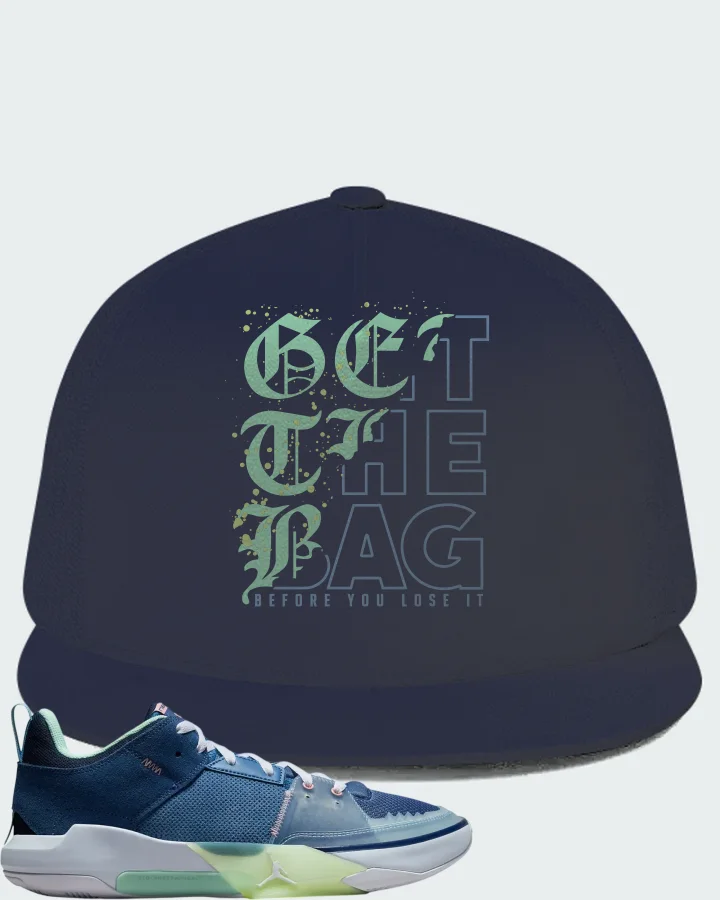Air Jordan One Take 5 Stone Blue Matching Hat