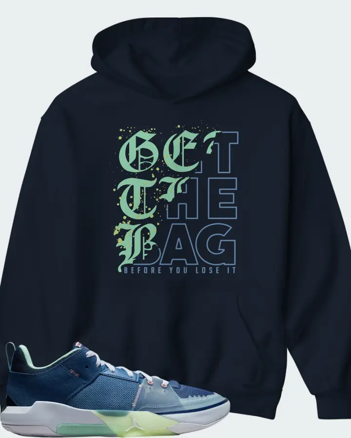 Air Jordan One Take 5 Stone Blue Matching Hoodie