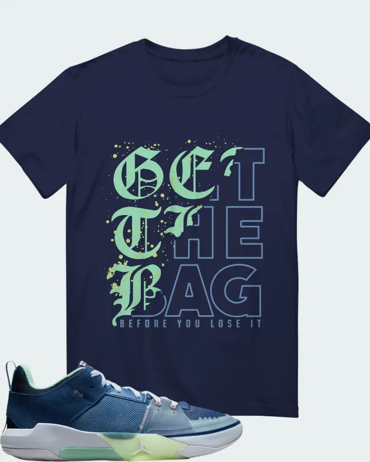 Air Jordan One Take 5 Stone Blue Matching T-Shirt