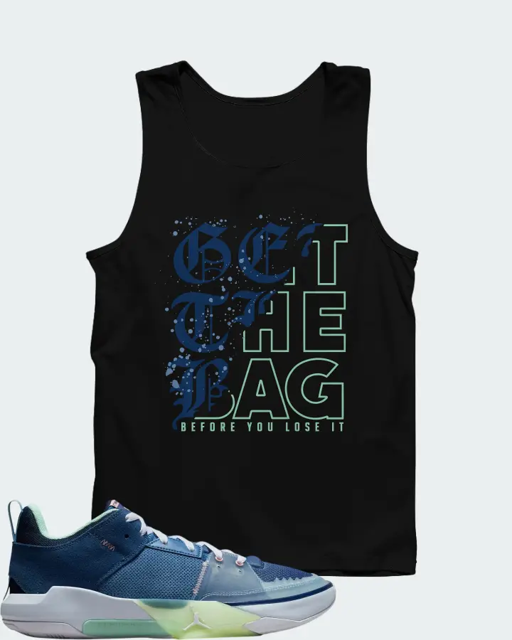 Air Jordan One Take 5 Stone Blue Matching Tank Top
