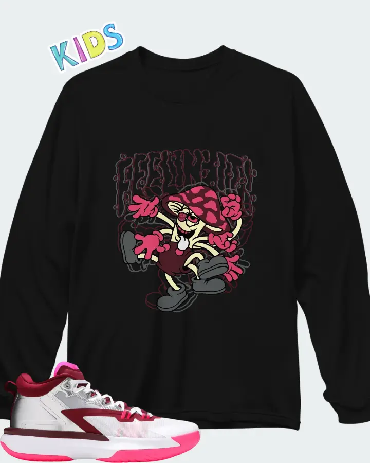 Air Jordan Zion 1 Marion Matching Kid's Long Sleeve T-Shirt