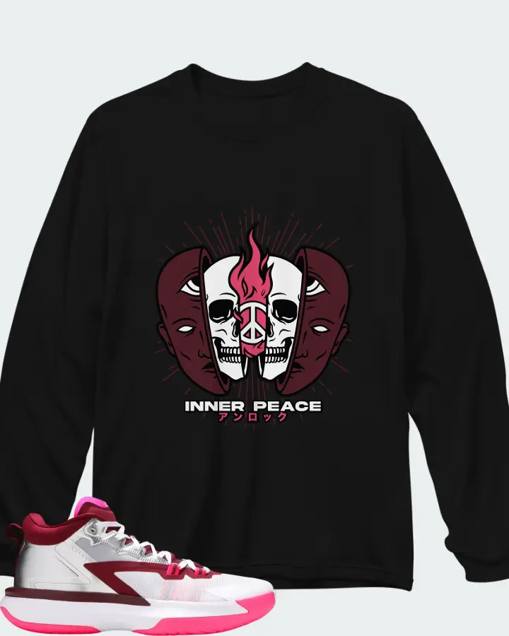 Air Jordan Zion 1 Marion Matching Long Sleeve T-Shirt
