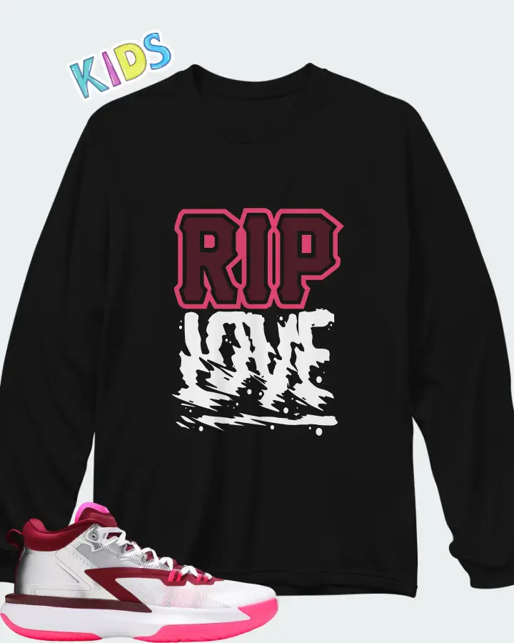 Air Jordan Zion 1 Marion Matching Kid's Long Sleeve T-Shirt