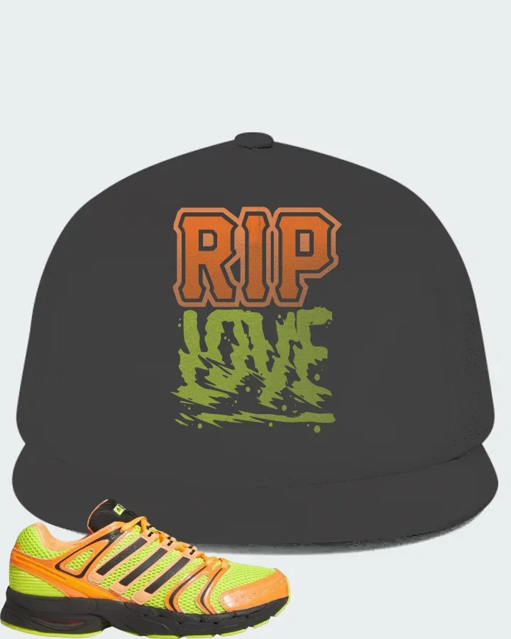 adidas Adistar Control 5 Semi Solar Yellow Core Black Lucid Orange Matching Hat