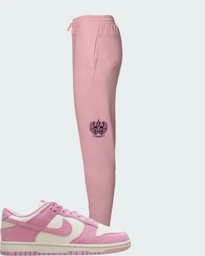 Nike Dunk Low Next Nature Pink Rise Matching Joggers