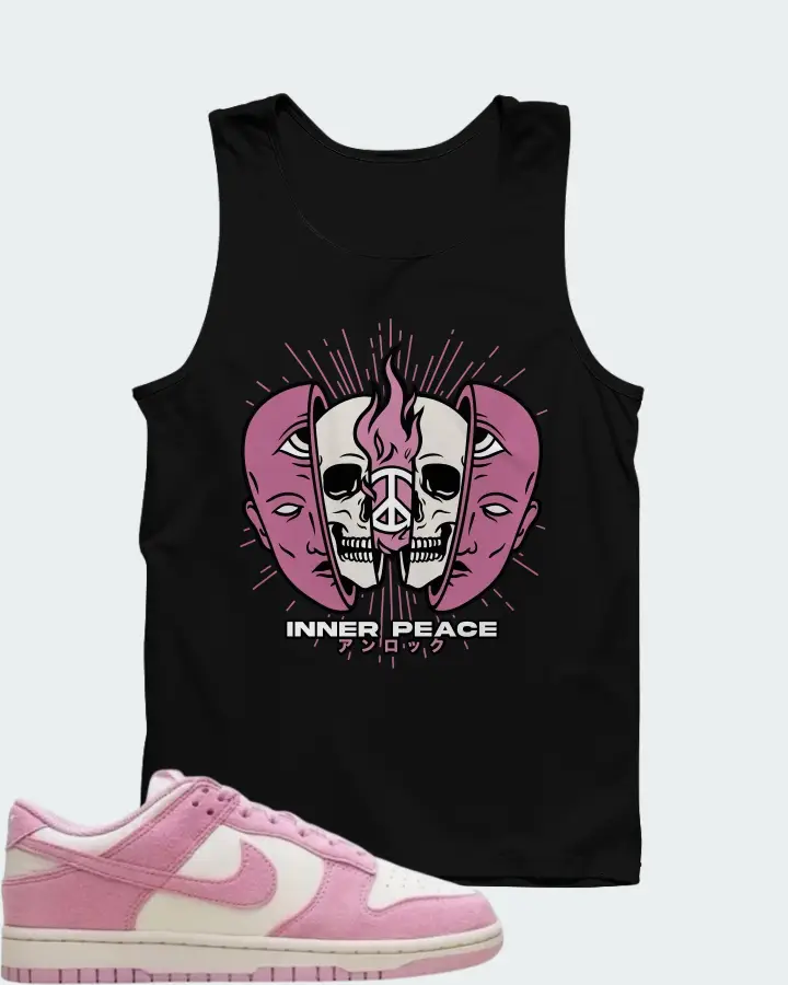 Nike Dunk Low Next Nature Pink Rise Matching Tank Top