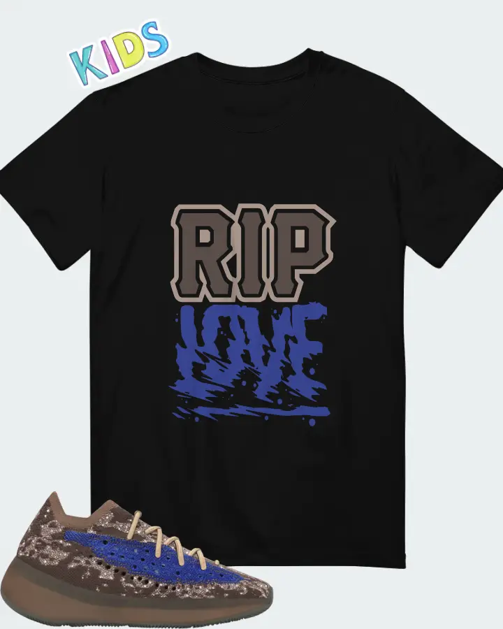 adidas Yeezy Boost 380 Azure Reflective Matching Kid's T-Shirt