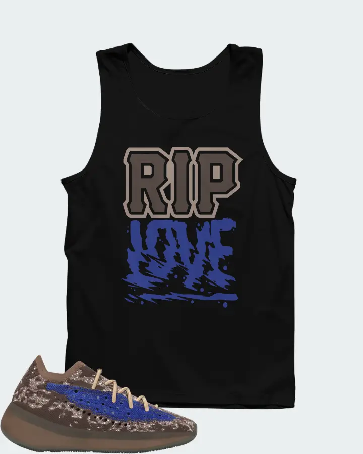 adidas Yeezy Boost 380 Azure Reflective Matching Tank Top