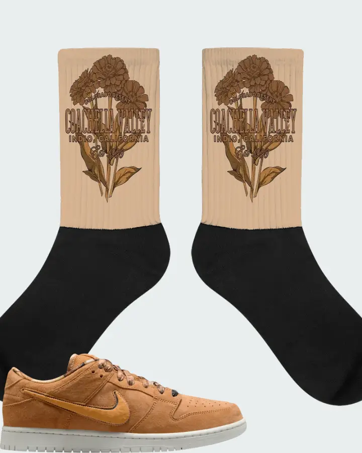 Note x Nike SB Dunk Low Brew & Biscuits Matching Socks