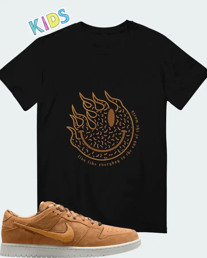 Note x Nike SB Dunk Low Brew & Biscuits Matching Kid's T-Shirt