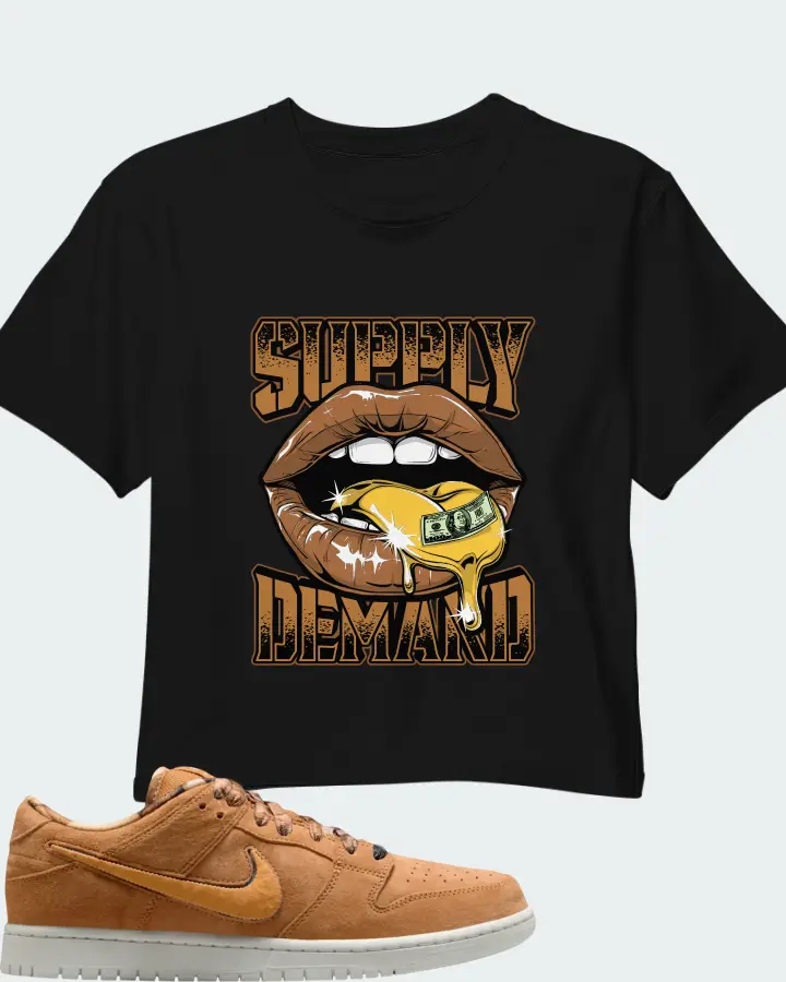 Note x Nike SB Dunk Low Brew & Biscuits Matching Crop Top