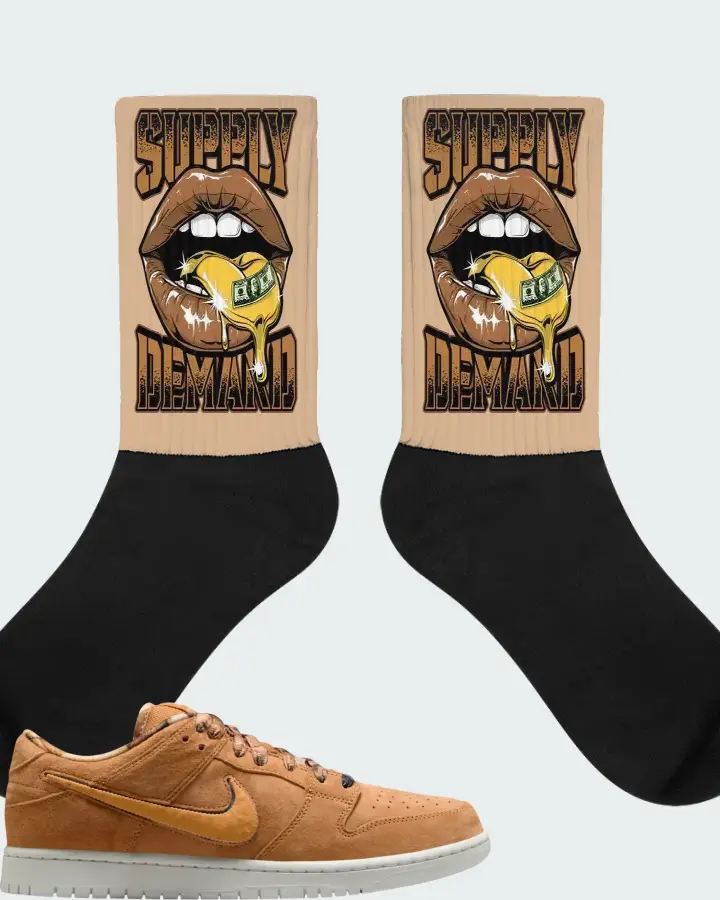 Note x Nike SB Dunk Low Brew & Biscuits Matching Socks