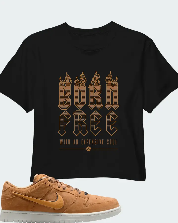 Note x Nike SB Dunk Low Brew & Biscuits Matching Crop Top